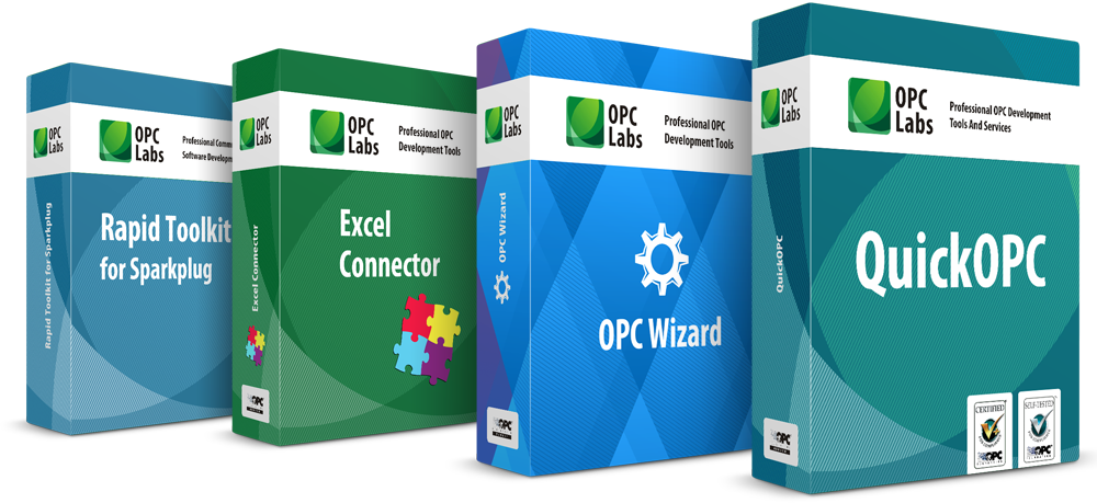 Connectivity Software product boxes