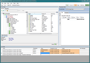 Connectivity Explorer screenshot with live data selection